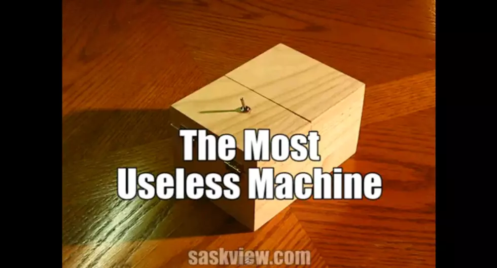 World’s Most Useless Machine [Video]