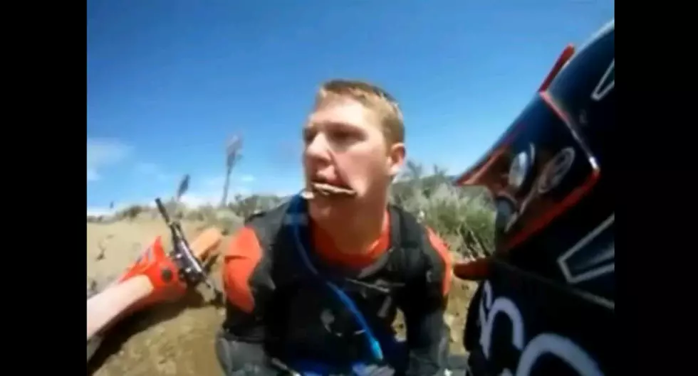 Motocross Accident Ends With Wood Impaled In Face [Video]