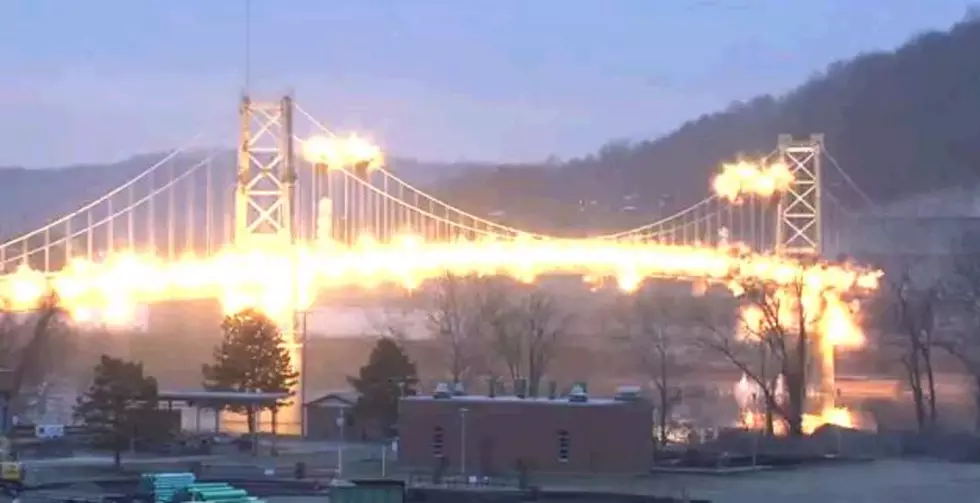 The Fort Steuben Bridge Gets Blown To Pieces [Video]