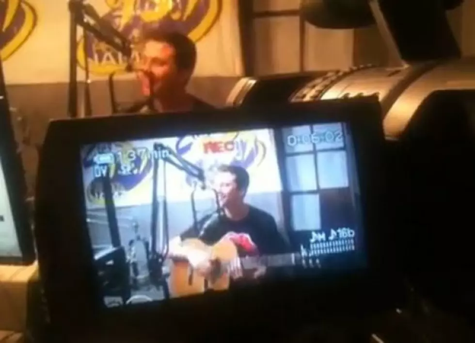 John West In Studio Warming Up For The Club 93.7 ‘Next Up’ Show [Video]