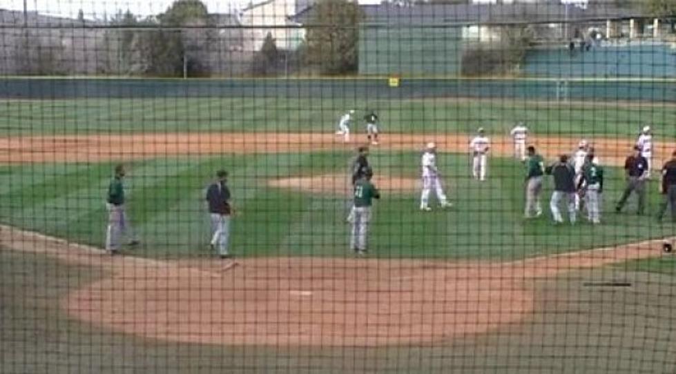 Baseball Fight Leads To Cheap Shot [Video]