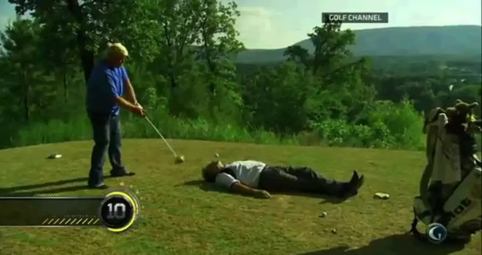 John Daly Hits A Golf Ball Off Of David Feherty&#8217;s Mouth [Video]