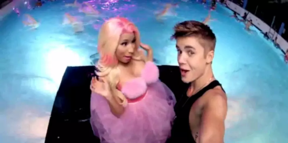 Justin Bieber + Nicki Minaj Party Hard Pool Side in &#8216;Beauty And A Beat&#8217; Video