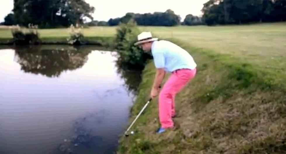 Drunk Golfer Attempts An Amazing Trick Shot [Video]