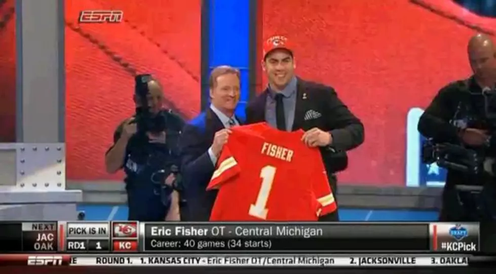 Central Michigan’s Eric Fisher Is The First Overall Pick In The 2013 NFL Draft [Video]
