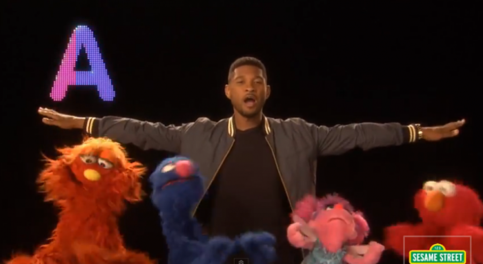 Usher Delivers New ABC&#8217;s Song to Sesame Street