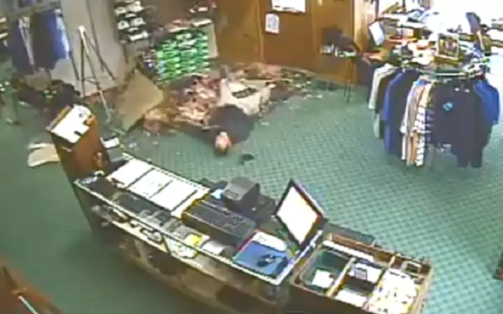 Guy Falling Through A Golf Shop Roof Gets The Best Reaction Ever From Coworkers [Video]