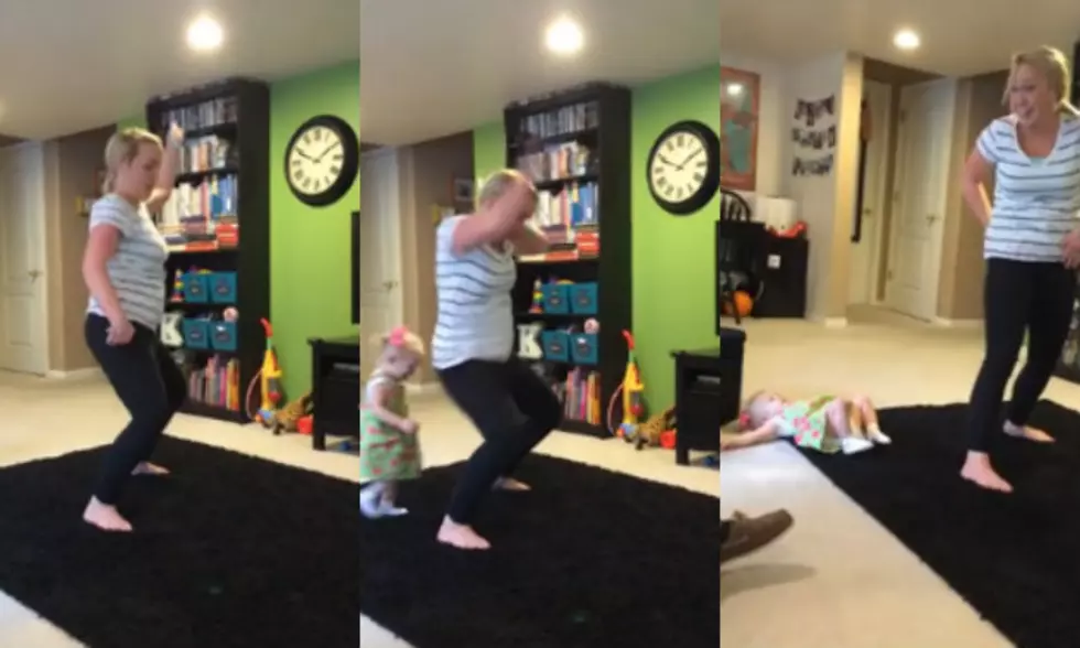 Moms Booty Bounce Is All Fun and Games Until The Baby Joins In [Video]
