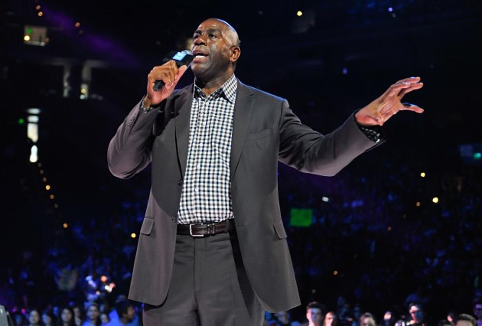 Magic Johnson Talks About Clippers Controversy In Saginaw [Video]