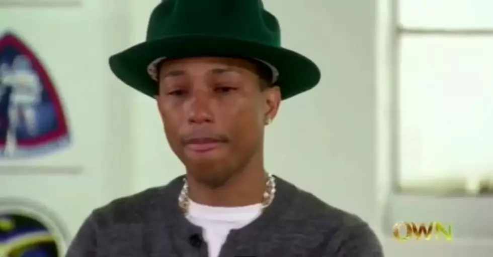 Pharrell Cries During Oprah Winfrey Interview After Seeing ‘Happy’ Fan Videos