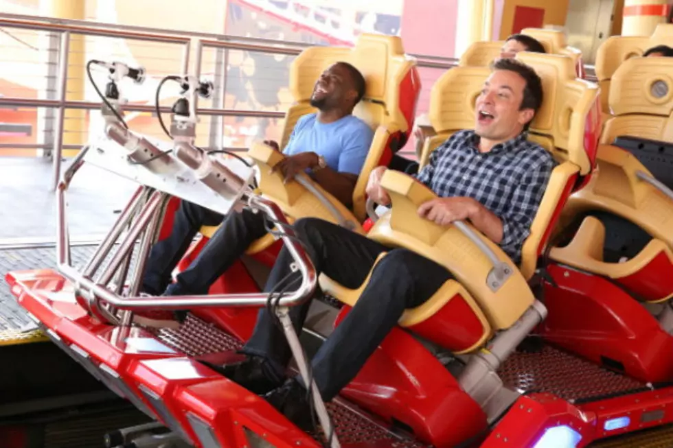 Jimmy Fallon And Kevin Hart Ride a Roller Coaster [VIDEO]