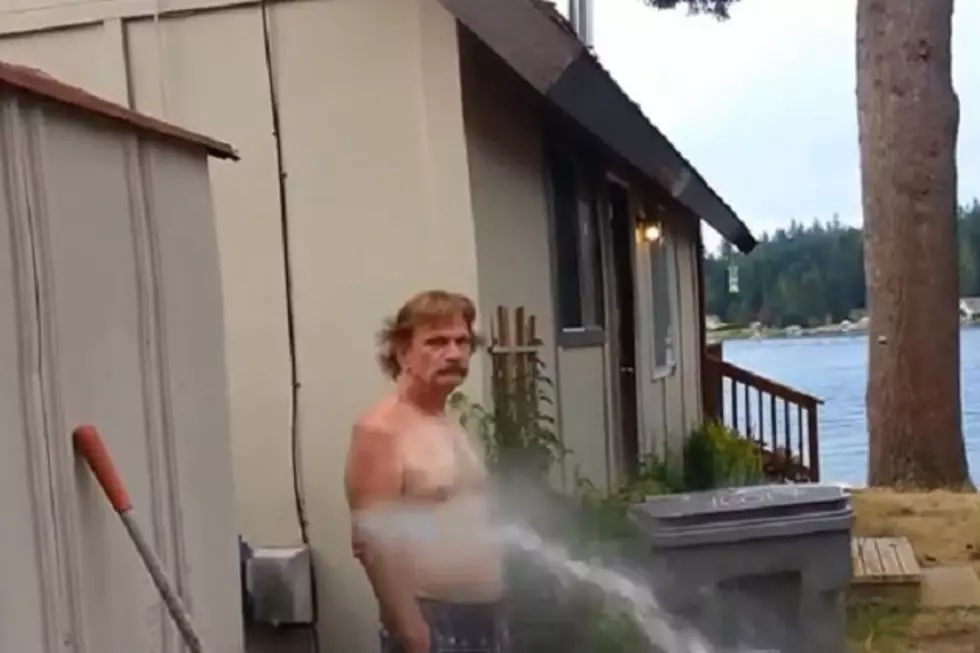 Drunk Neighbor Gets The Hose When He Won&#8217;t Leave [Video]