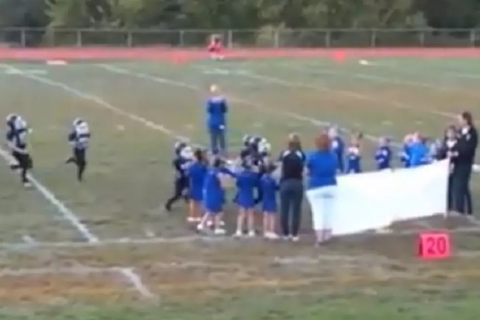 Youth Football Team Gets Owned By The Banner [Video]