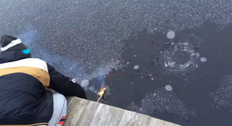 Ice Fishing With Fireworks [Video]