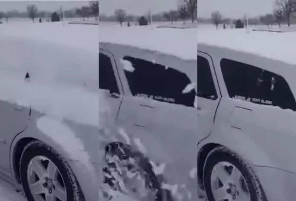 Easiest Way To Clean Snow Off Your Car [Video]