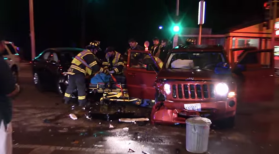 Drunk Driver Causes Major Accident Live On Video [NSFW]