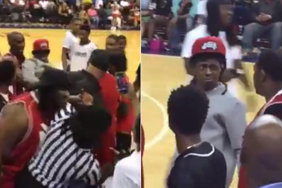 Lil Wayne Attacks Ref Of A Charity Basketball Game Promoting Non-Violence [Video]