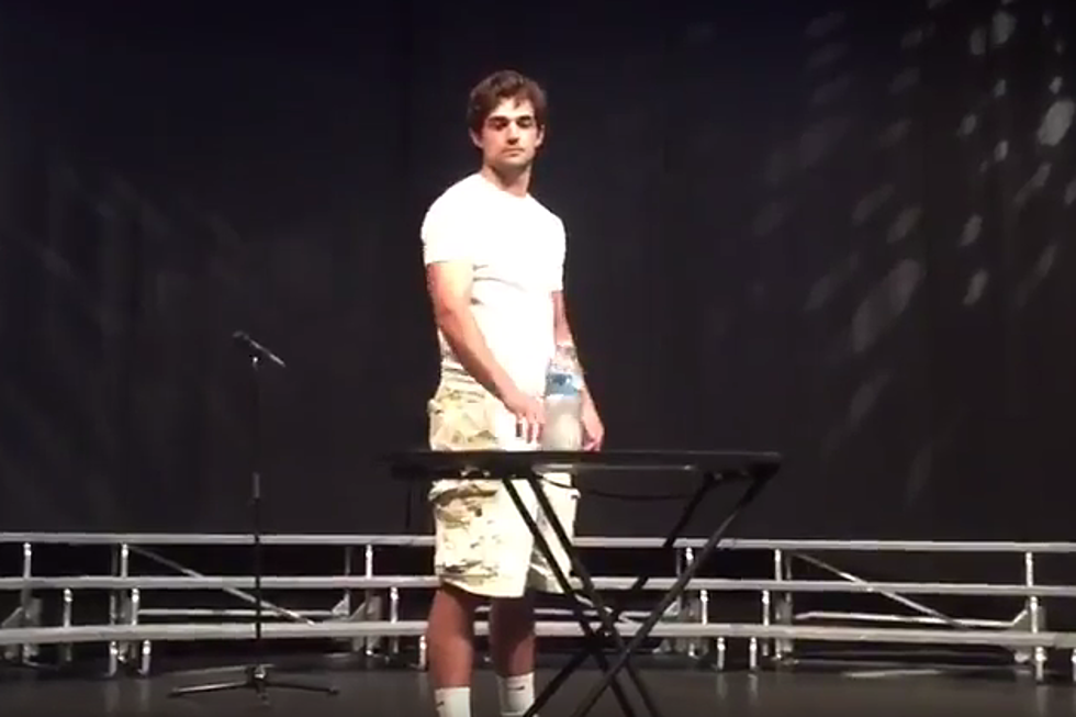 This Talent Show Water Bottle Flip Has Changed The Game Forever [Video]