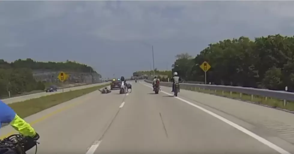 Street Bikers Popping Wheelies In Front Of Cop Ends With Crash [Video]