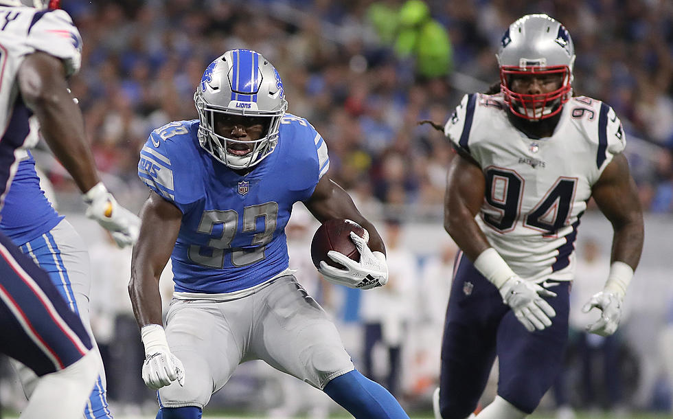 Lions First 100 Yard Rusher In Five Years Helps Pull Upset Over Patriots