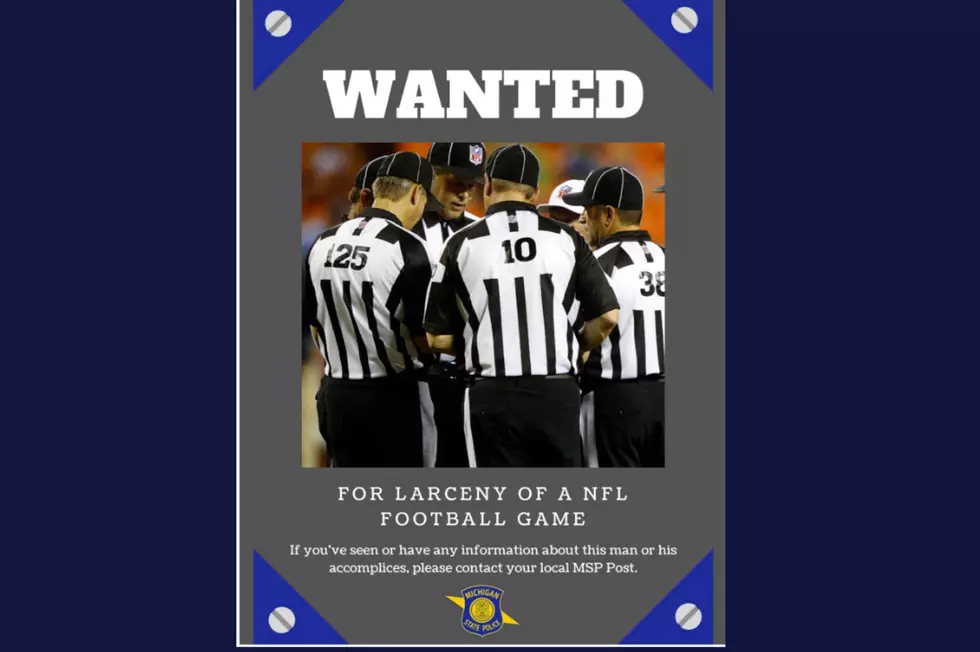 Michigan State Police Put Out Wanted Poster Following Lions Game