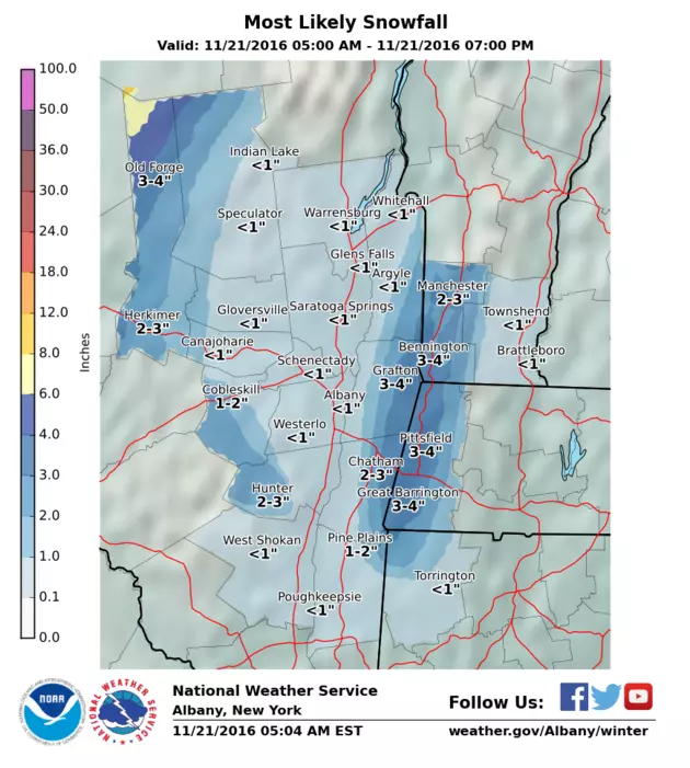 Hudson Valley Under Winter Storm Advisory Monday
