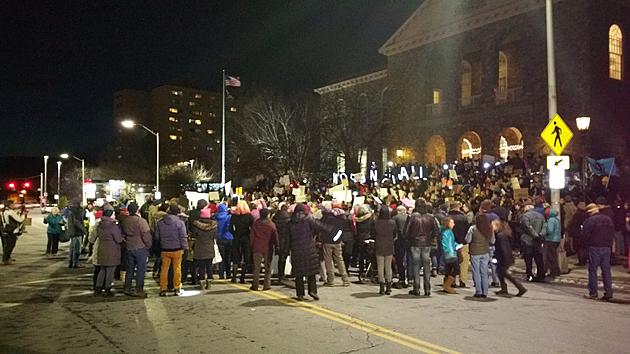 Hundreds of Hudson Valley Residents Protest Executive Orders