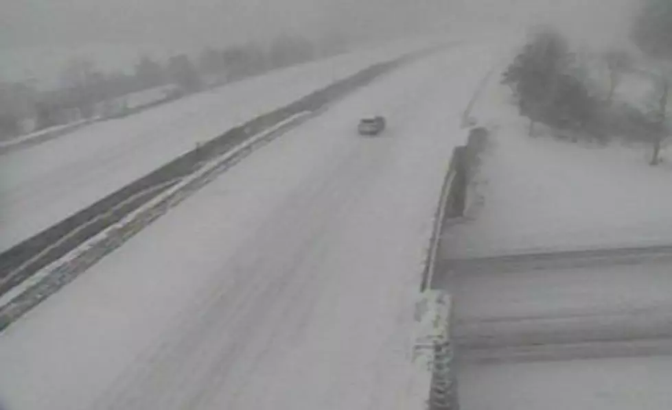 Travel Ban Issued: Photos, Videos Show Snow Covered Roads in Area