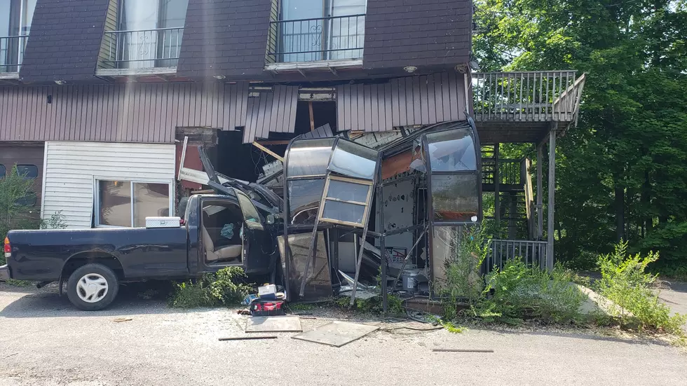 Photos: Truck Drives Into Building in Dutchess County