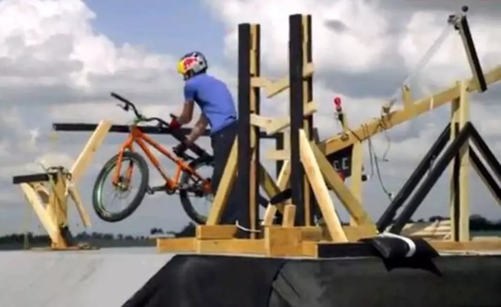 Athletes Participate in Rube Goldberg Machine [VIDEO]