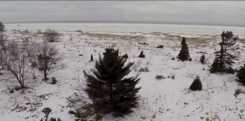Drone Gives A Birds Eye View of Lake Michigan [Video]