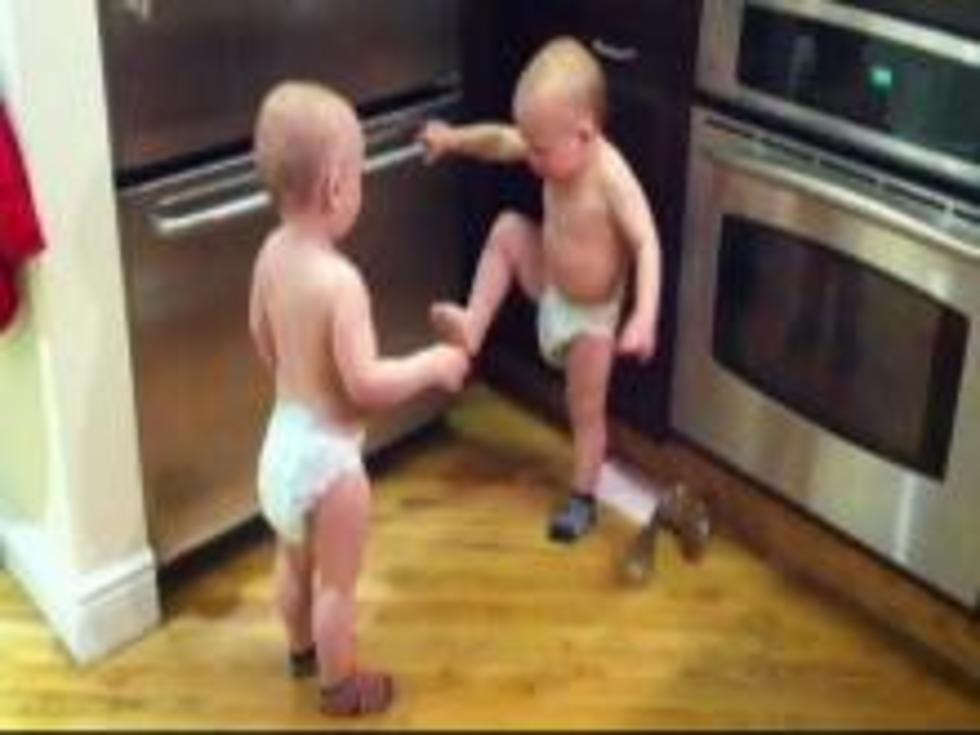 Twin Baby Boys Have Their Own Conversation [Video]