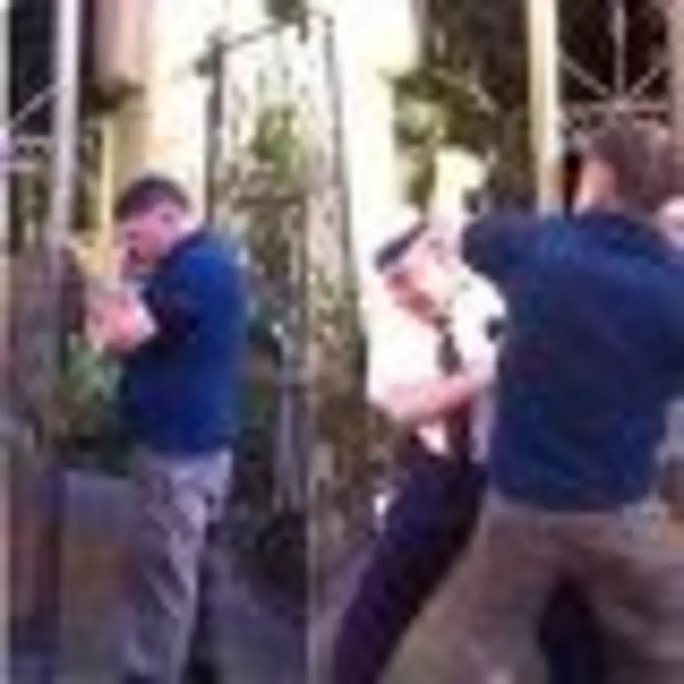 ‘Out Of Control’ Man Pepper Sprayed During Fight At Disneyland [VIDEO]