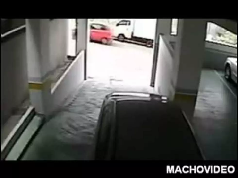Watch This Driving Disaster In A Parking Garage – It’s A Woman Driver [Video]