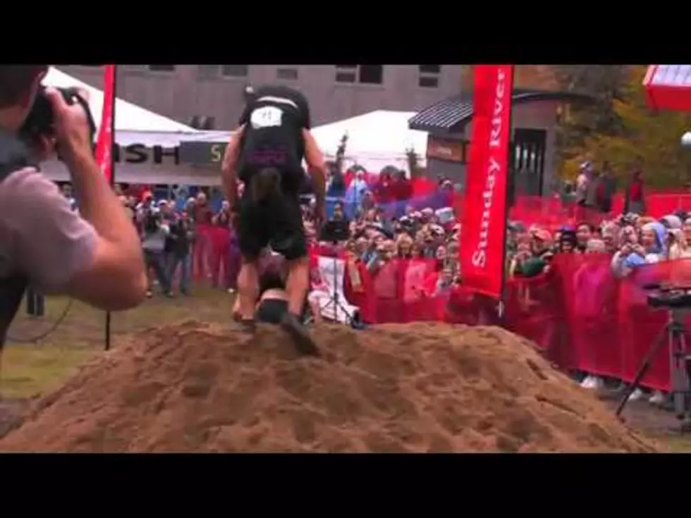 Win Cash and Your Wife’s Weight In Beer at American Wife Carrying Championship [Video]