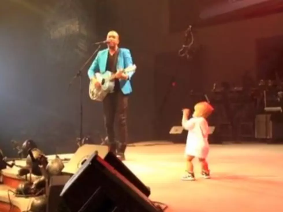 Baby Runs On To Stage During Dad’s Concert, Busts Out Awesome Toddler Dance Moves [VIDEO]