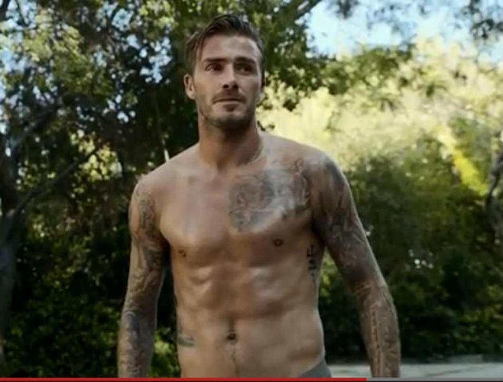 Watch Soccer Hunk David Beckham&#8217;s Sexy Underwear Ad [Video]