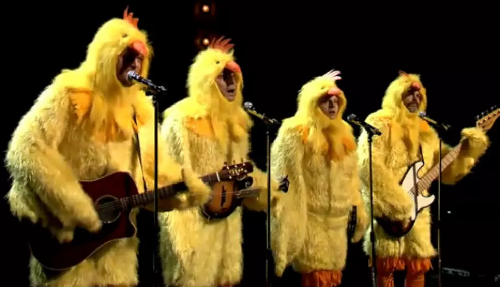 Jimmy Fallon&#8217;s The Chickeneers Do A Rousing Rendition Of Lumineers&#8217; &#8216;Hey Ho&#8217; [Video]