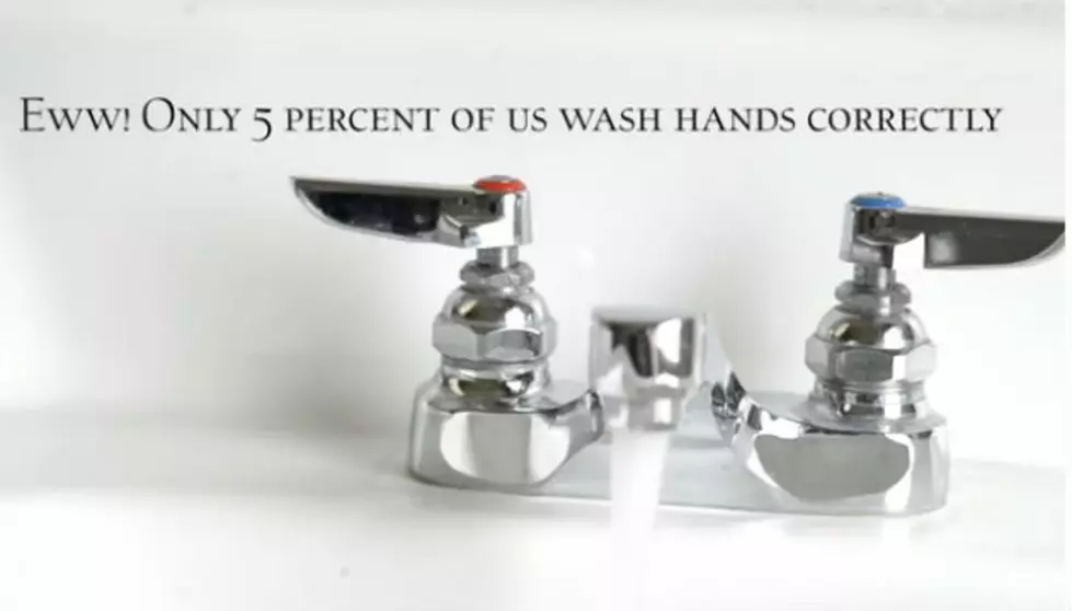 Michigan State Study Says 95% Of Us Don’t Wash Our Hands Correctly [Video]