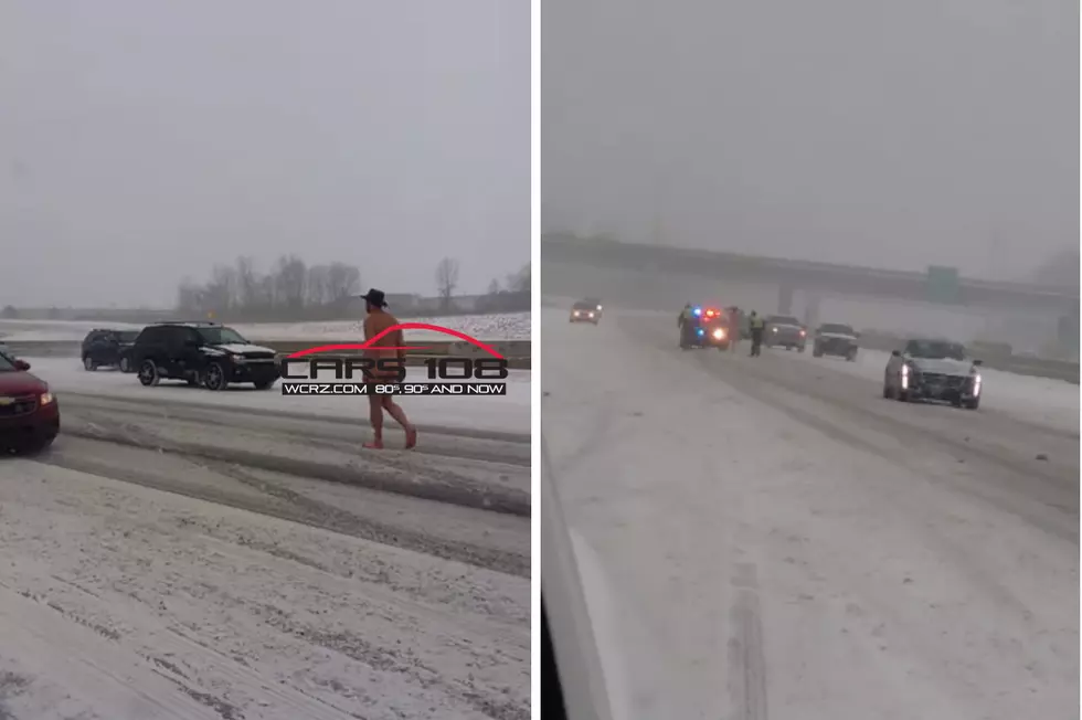 Naked Man Takes a Walk Down I-75 in a Blizzard [VIDEO]