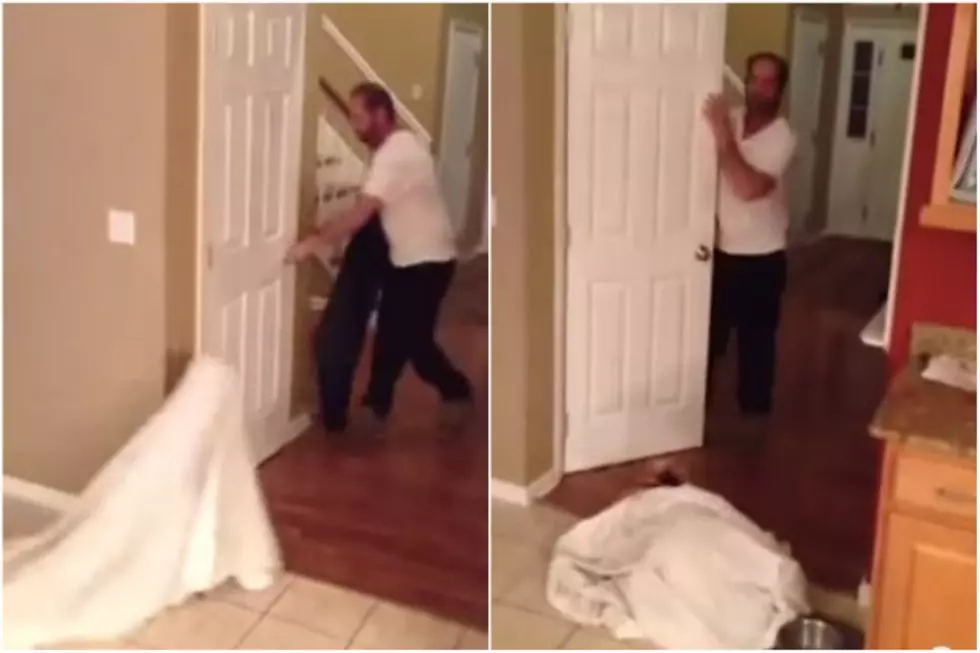 Dad Accidentally Plows Ghost Kid With Door [VIDEO]