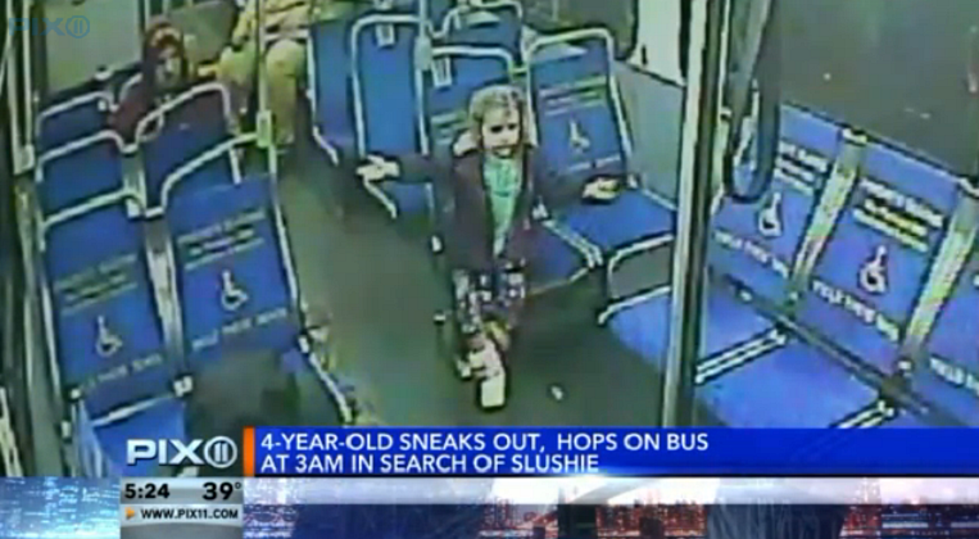 4-Year-Old Leaves Home, Hops Bus at 3 AM for a Slushie [VIDEO]