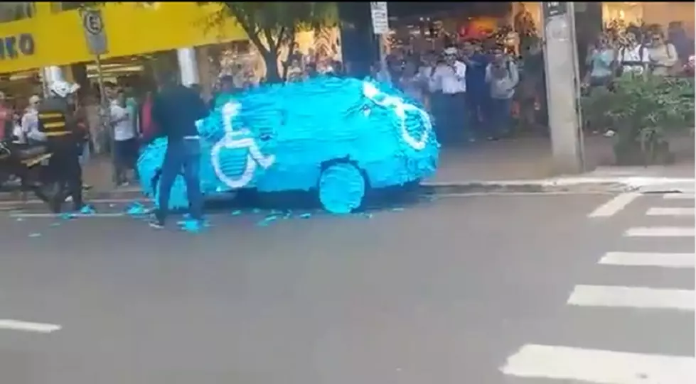 Don’t Park in a Handicap Spot Unless You’re Handicapped…in Brazil [VIDEO]