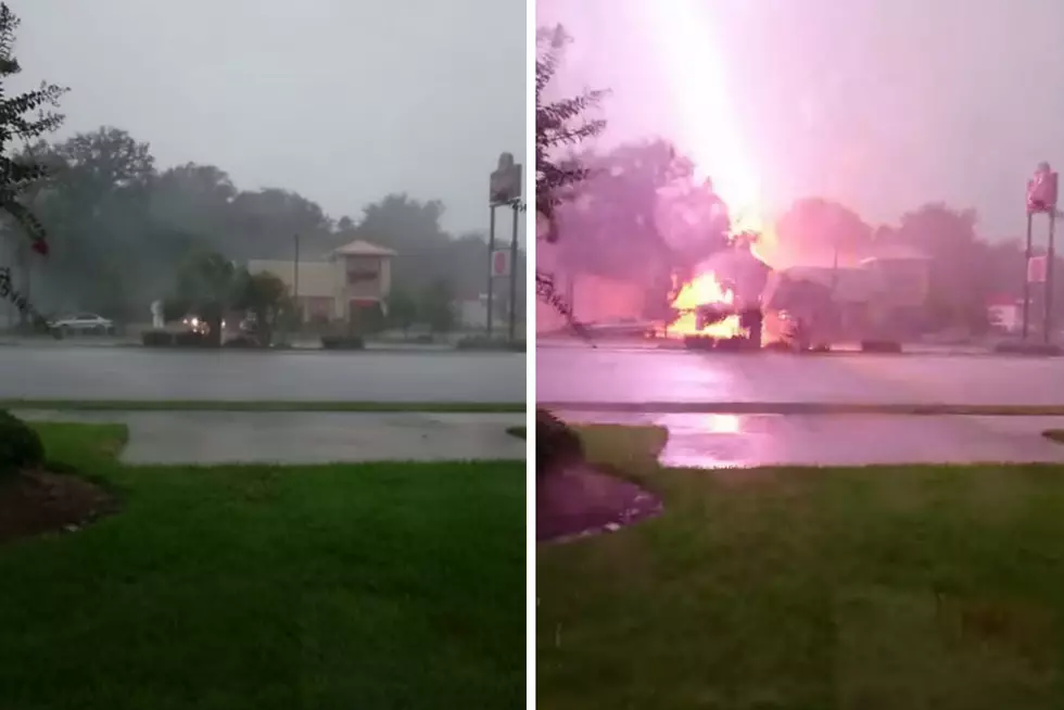 Lightning Striking a Wendy’s Will Scare the Frosty Out of You [VIDEO]