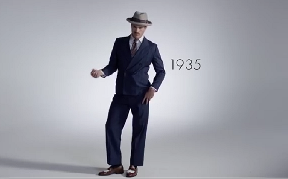 100 Years of Men’s Fashion in Three Minutes [VIDEO]