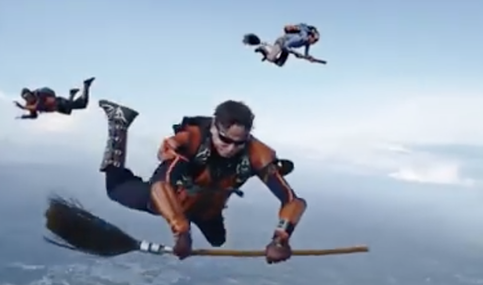 Skydivers Play Real-Life Game of Quidditch [VIDEO]