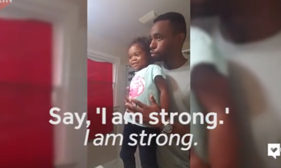 Dad and Daughter Do a Daily ‘Pep Speech’ In Front of the Mirror – The Good News [VIDEO]