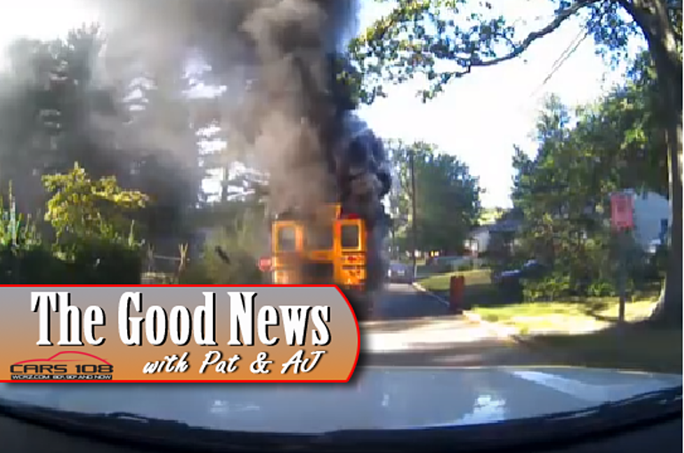 Driver Saves 20 Children From Burning Bus – The Good News [VIDEO]
