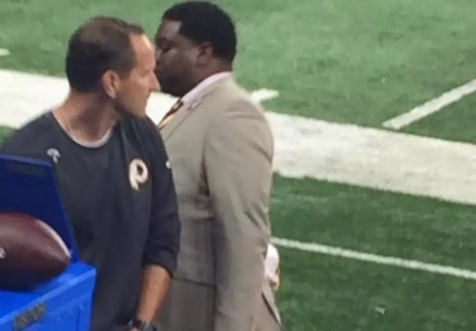 Redskins Coach Caught Peeing on the Sidelines at Lions Game [PHOTO]