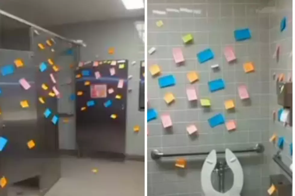 Delta College Students Support Rape Victim With Thousands of Post-It Notes [VIDEO]